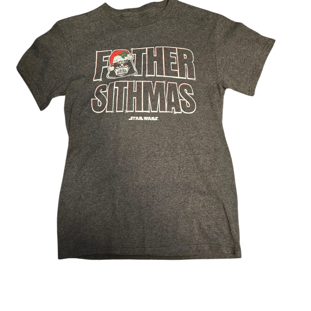 Star Wars Father Sithmas‎ Gray T-Shirt